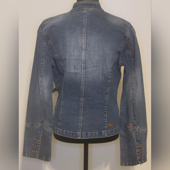 Akademiks Blue Jean Jacket - Picture 3 of 4